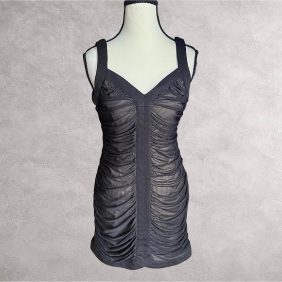 eye candy Dresses & Skirts - Eye Candy Black‎ Mesh Bodycon Dress